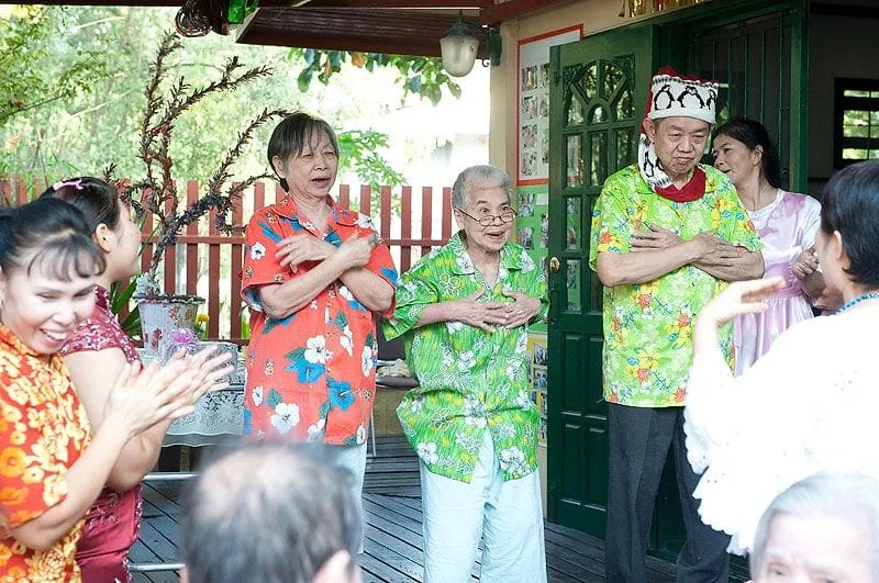 กิจกรรมปีใหม่ ผู้สูงอายุ โกลเด้นไลฟ์โฮม